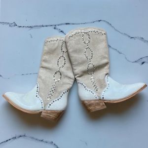 FREE PEOPLE JACKSON STUDDED WESTERN BOOT